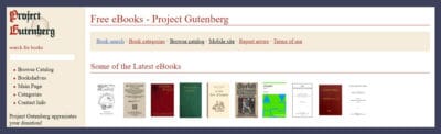 gutenberg free books